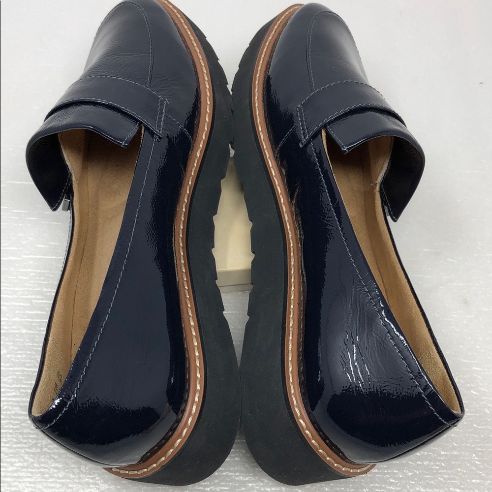 Naturalizer Adiline Loafer Navy Blue Patent Leather Slip On Women’s Size 9.5M - Picture 6 of 14
